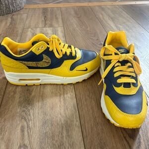 Nike Air Max 1 Co.Jp Michigan Snakeskin sneakers. EUC!